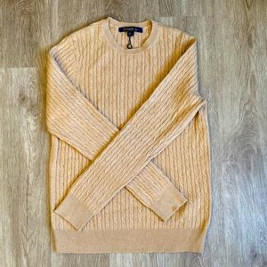 Brooks Brothers Cashmere Cable Crewneck